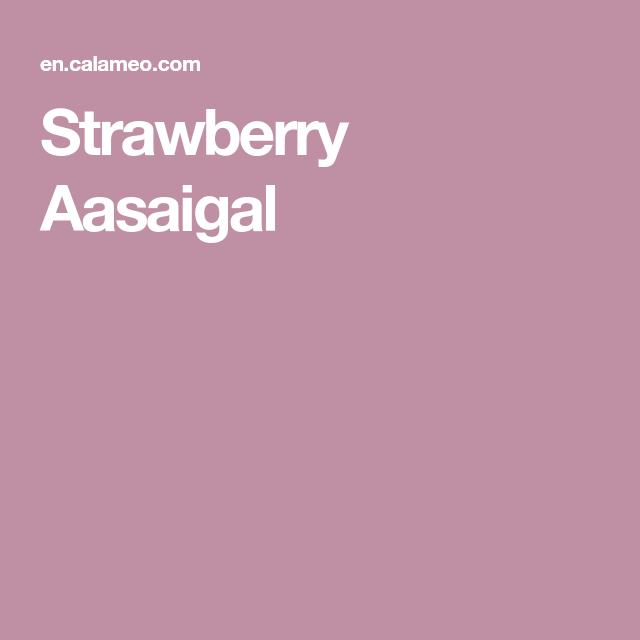 Strawberry Aasaigal Novel